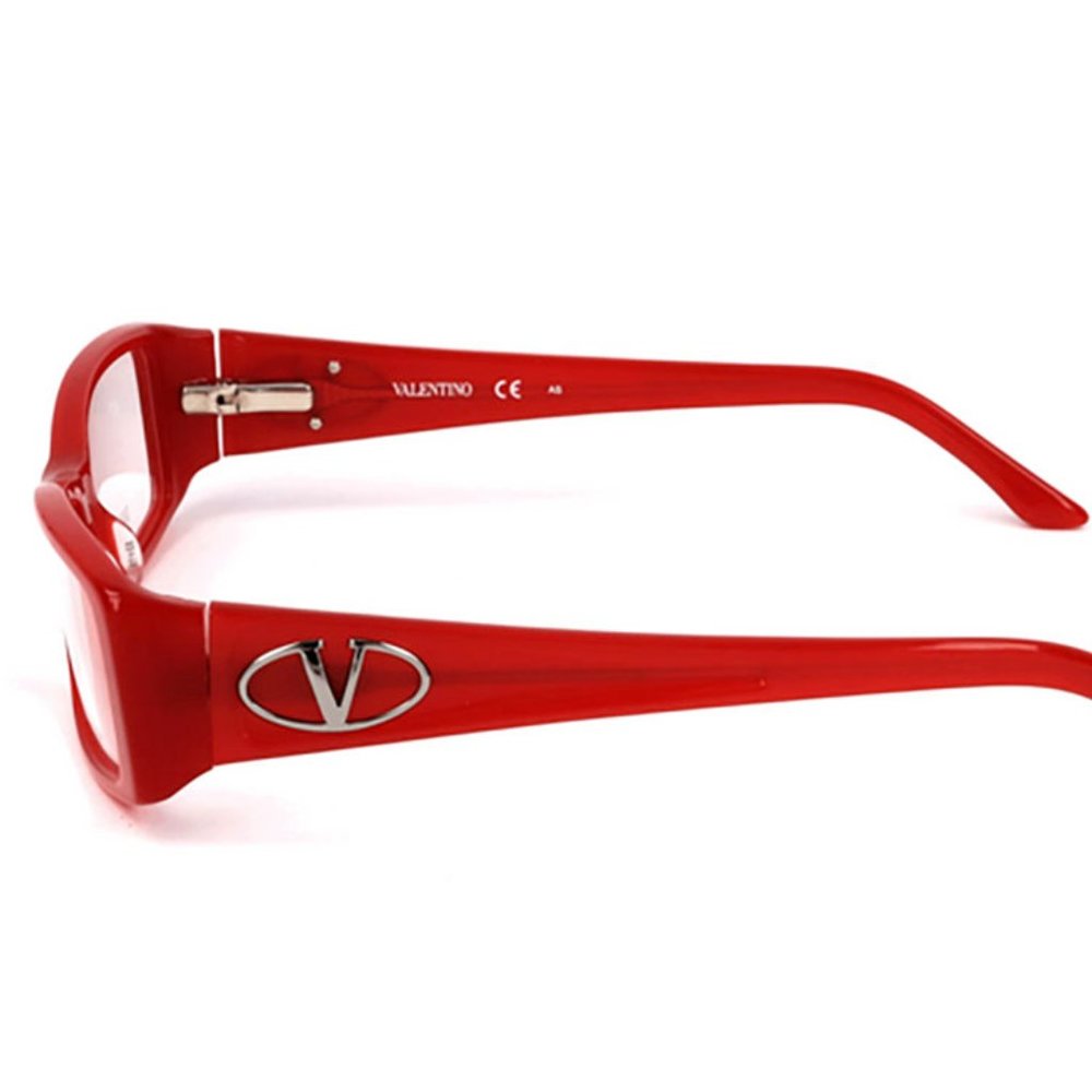 NEW VALENTINO VAL 5716 IQ2 CLASSIC RED 53-15-130 EYEGLASSES